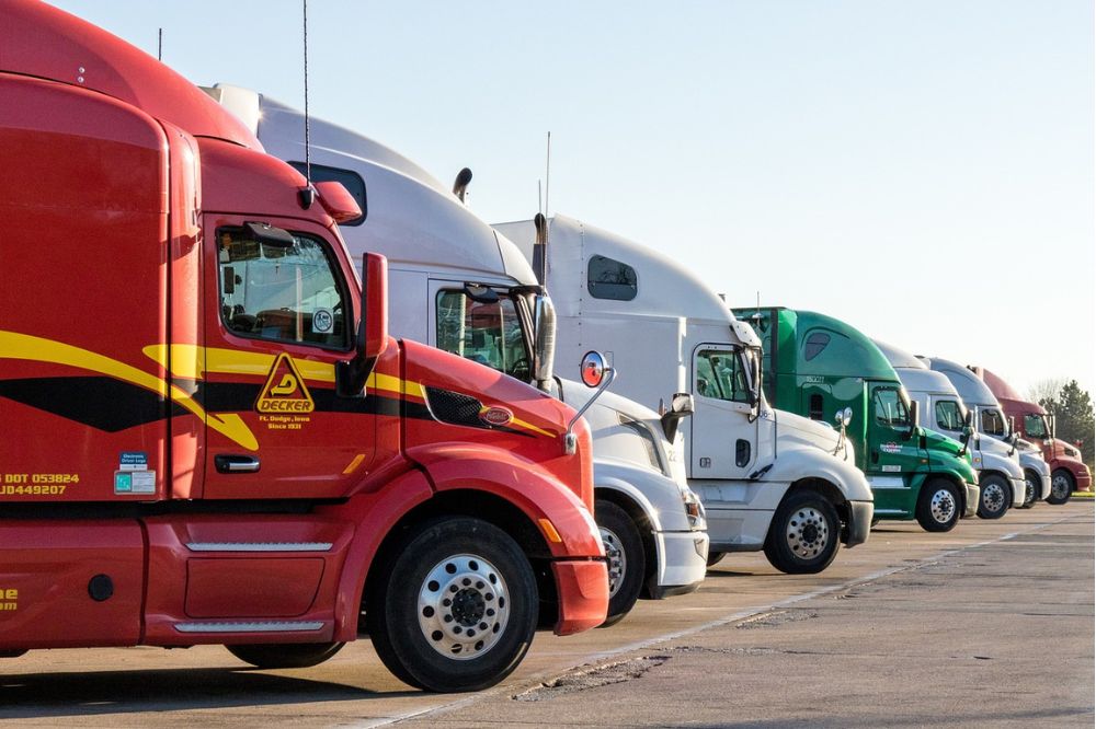 Commercial vehicle fleet requiring comprehensive auto insurance